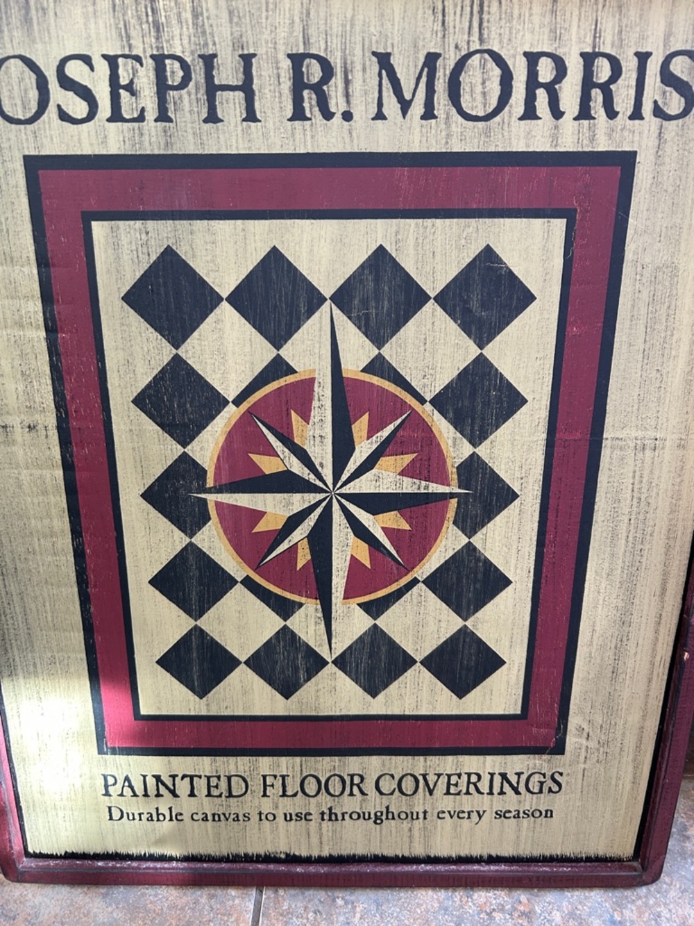 Wall Art
Artist/Brand: sign features the name Joseph R. Morris, a folk artist - Picture 4 of 6